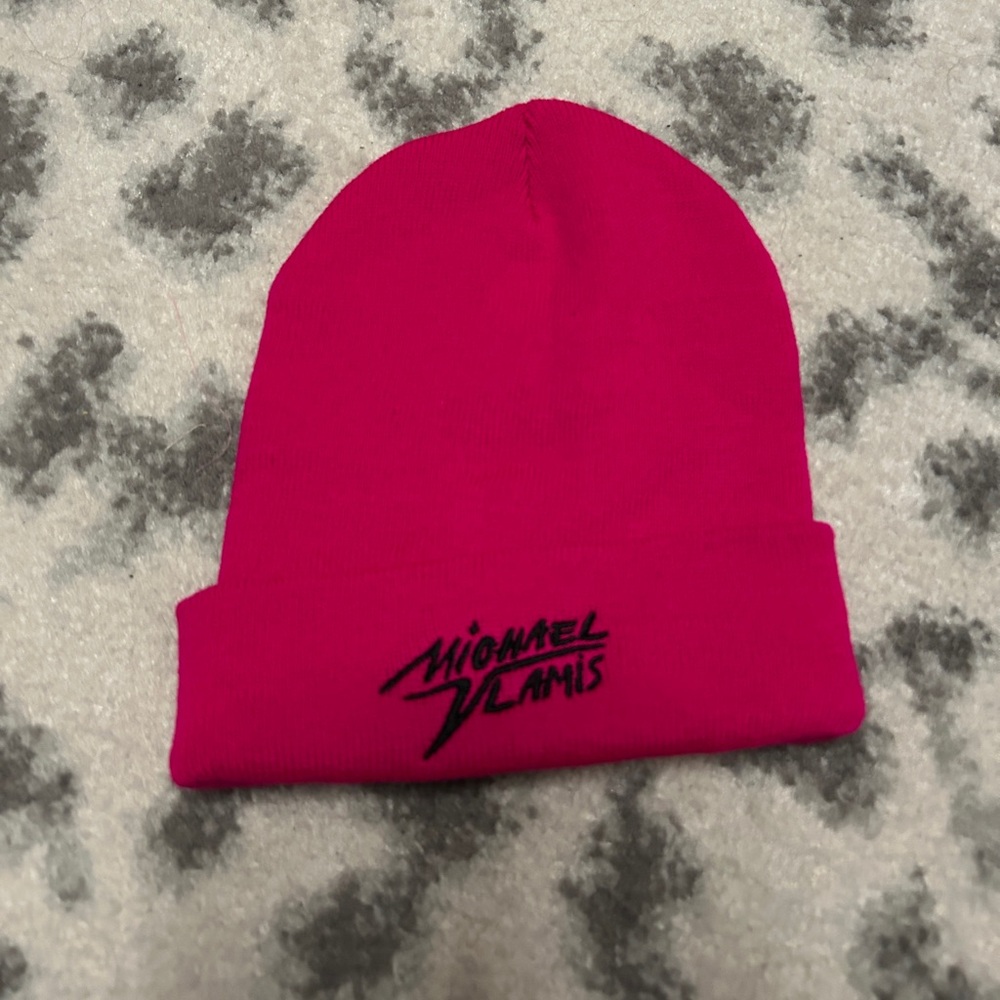 Michael Vlamis Vlambase Hot Pink Beanie Adult Size
